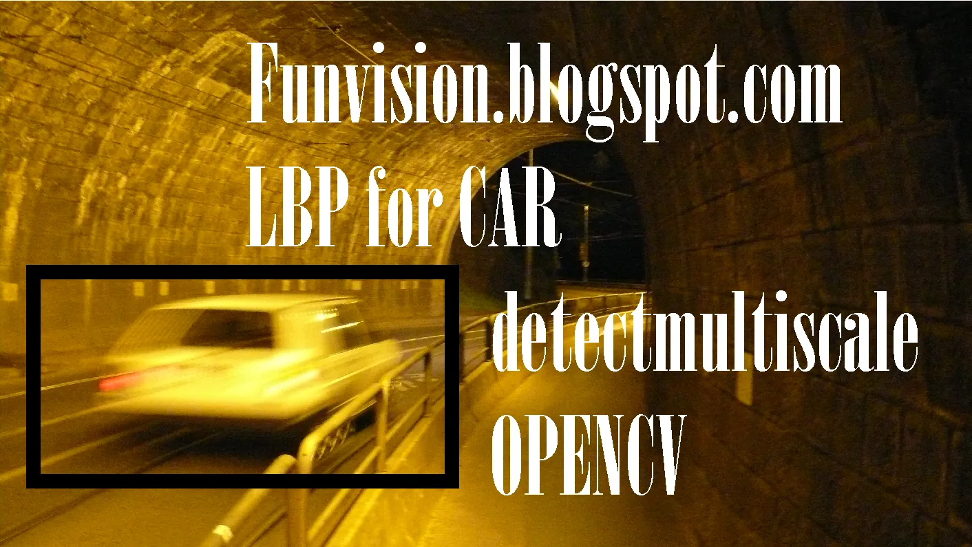 Car LBP cascade detection opencv