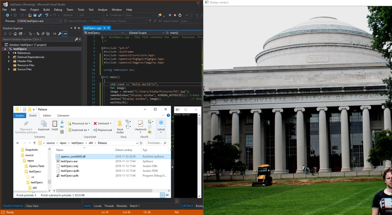 Opencv visual studio