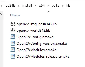 opencv library directory