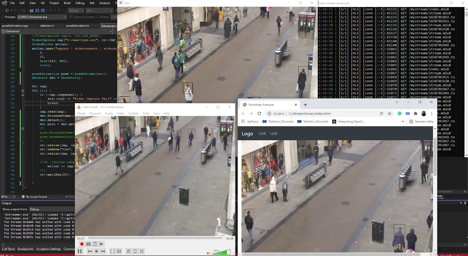 Video stream Opencv Gstreamer