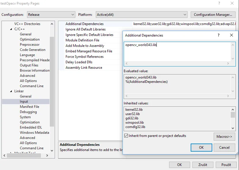 opencv lib